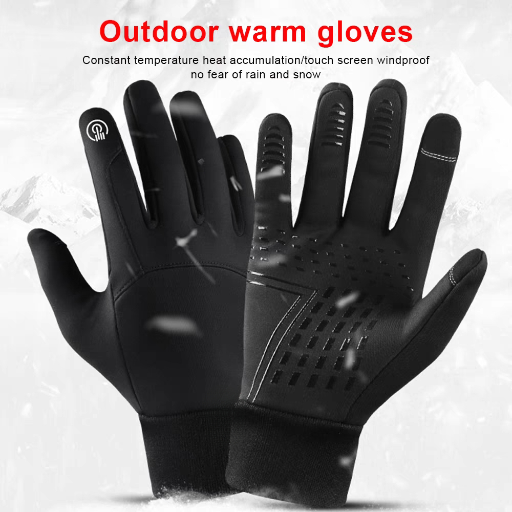 Ski Glove Waterproof - Jesienno-zimowe męskie rękawiczki damskie z ekranem