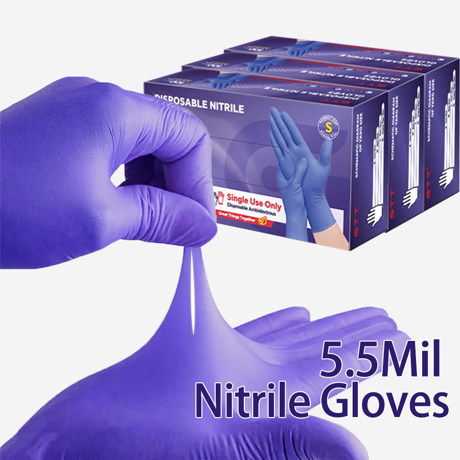 Exam Glove Nitrile - 200 sztuk rękawic nitrylowych jednorazowych 5mil,