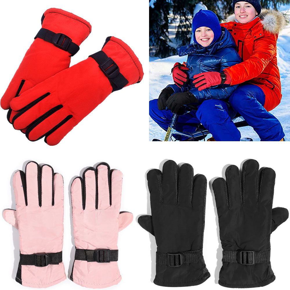 Ski Glove Waterproof - Nowe dzieci dorosłe zimowe ciepłe rękawiczki