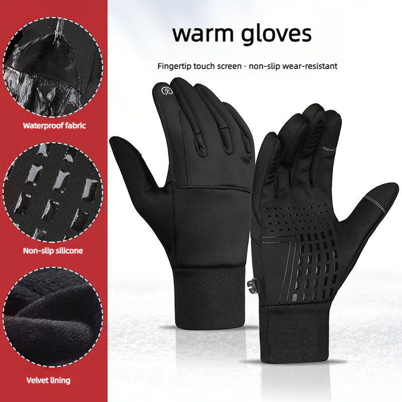 Jesienno-zimowe męskie rękawic – Ski Glove Waterproof recenzja i cena