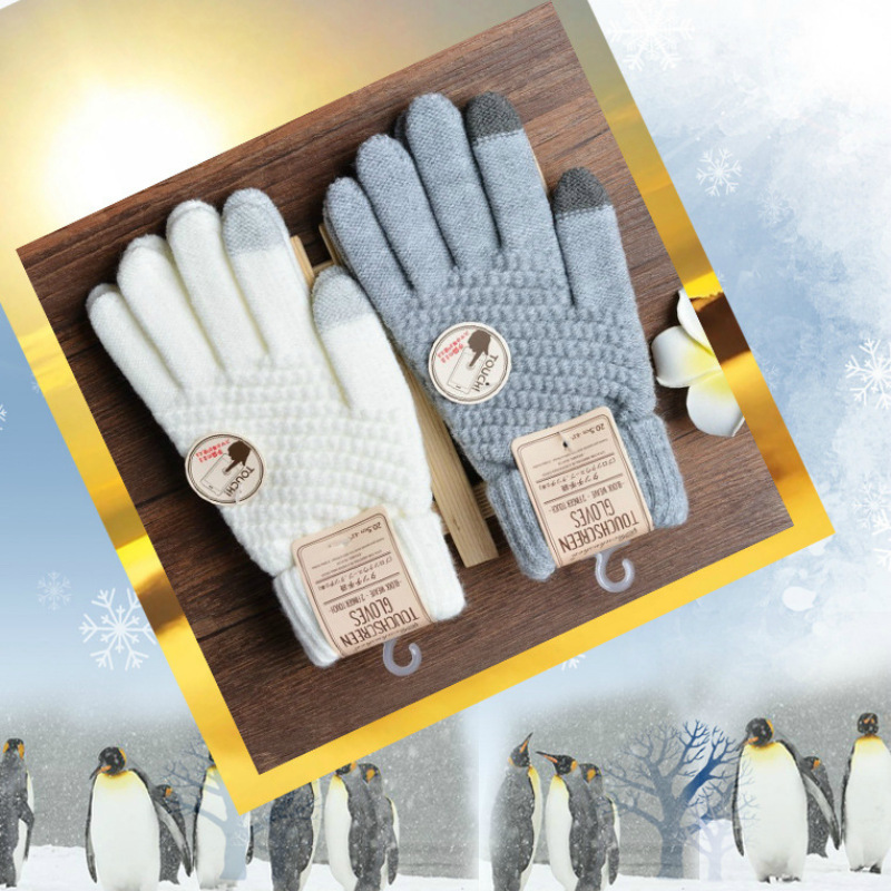 Jesień Zima Nowe Dwuwarstwowe  – Magic Touch Glove recenzja i cena