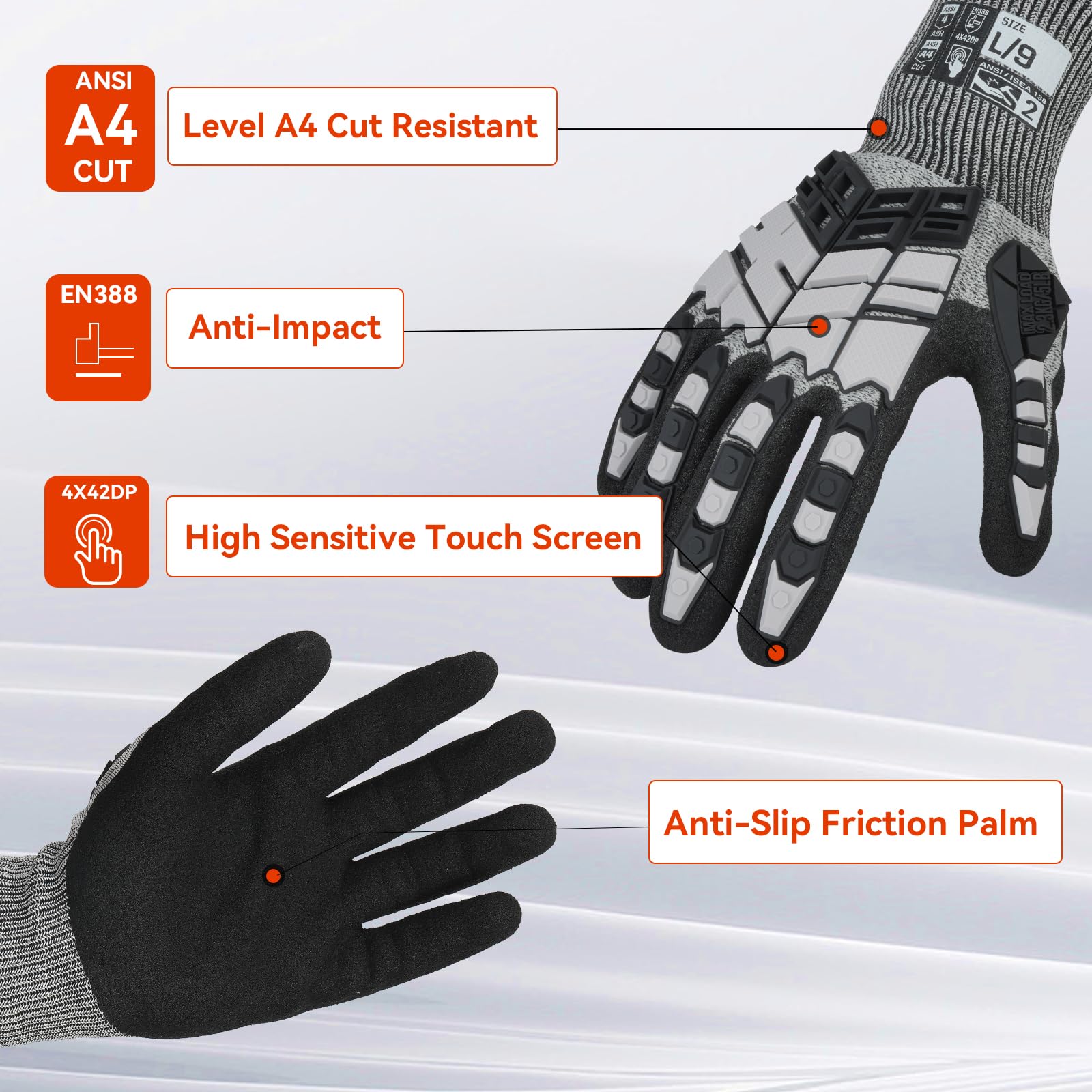 Rękawice robocze mechaniczne,  – Work Glove Impact recenzja i cena