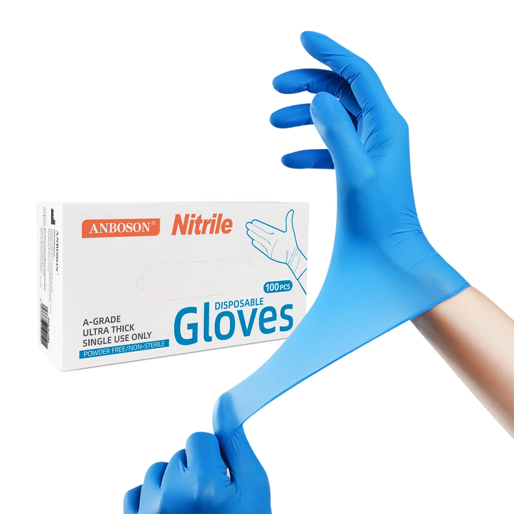 Rękawice nitrylowe - niebieski – Exam Glove Nitrile recenzja i cena