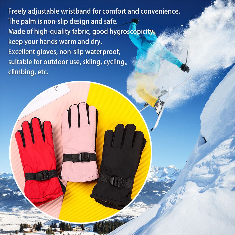 Nowe dzieci dorosłe zimowe cie – Ski Glove Waterproof recenzja i cena
